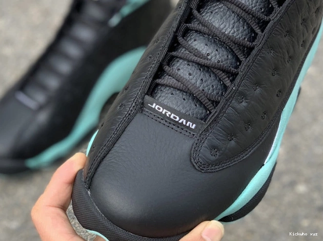 Island Black Air 414571-030 Retro Jordan 13 Green 0627